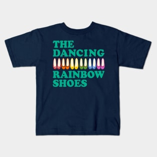 The Dancing Rainbow Shoes Kids T-Shirt